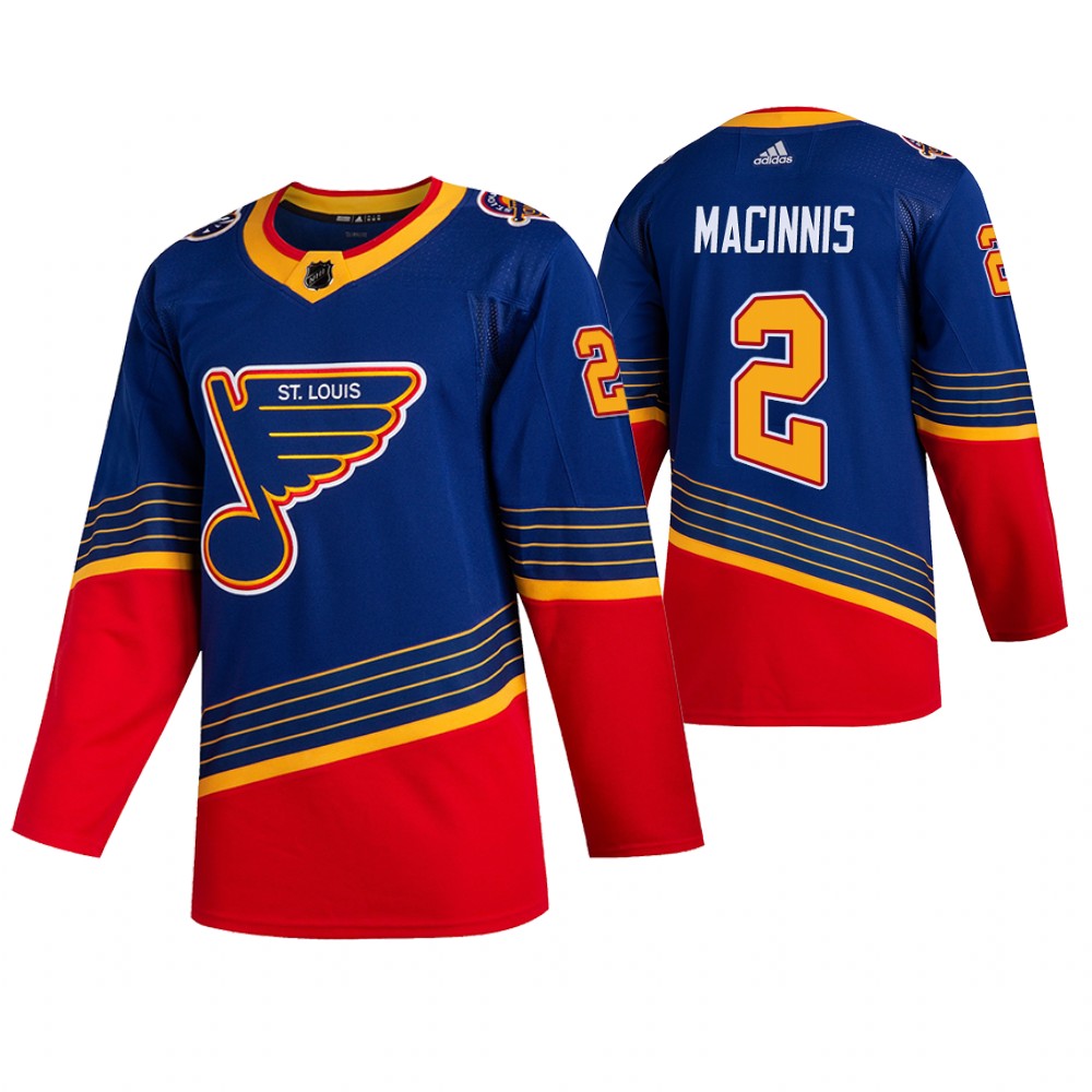 Blues Al MacInnis Royal 90s Vintage 2019-20 Authentic Retired Jersey