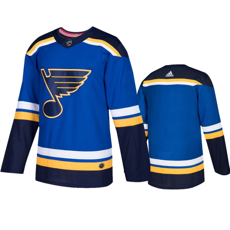 Blues Blue Authentic Blank Home Jersey