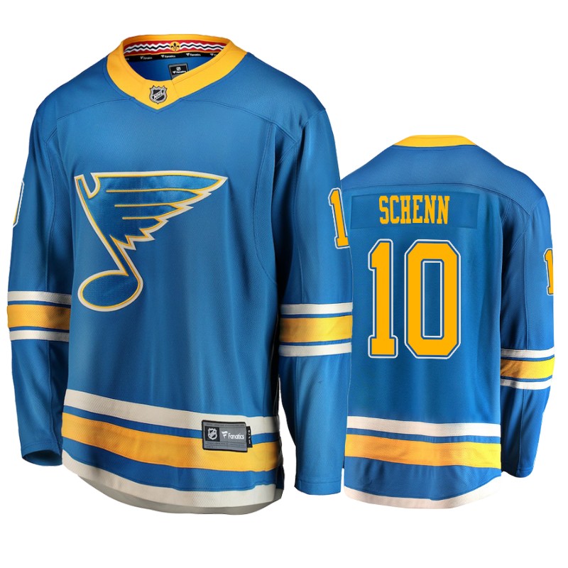 Blues Brayden Schenn Blue Fanatics Alternate Jersey