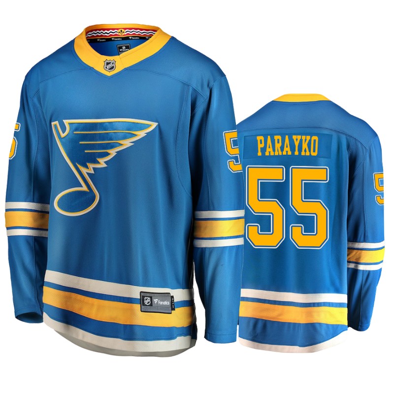 Blues Colton Parayko Blue Fanatics Alternate Jersey