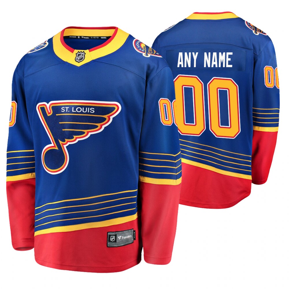 Blues Custom Blue Retro Premier Men's Jersey