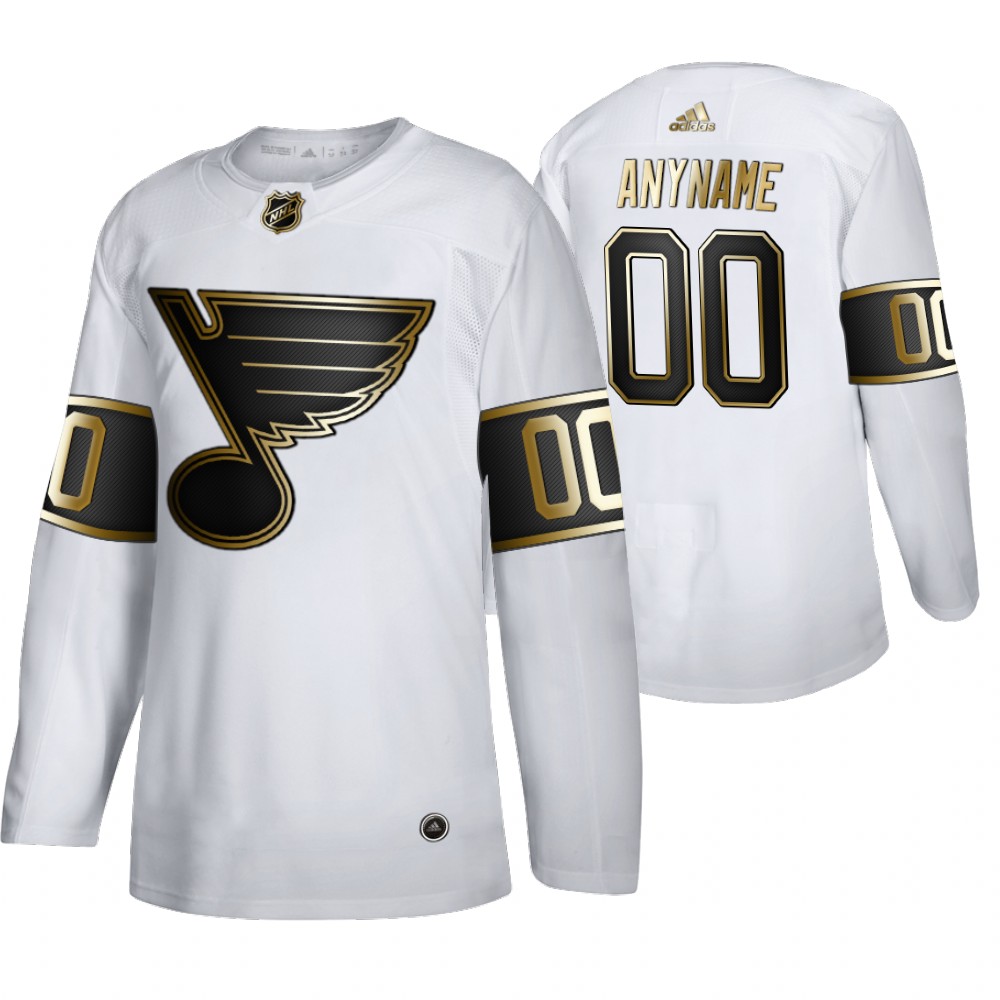 Blues Custom Men's Authentic NHL Golden Edition Jersey