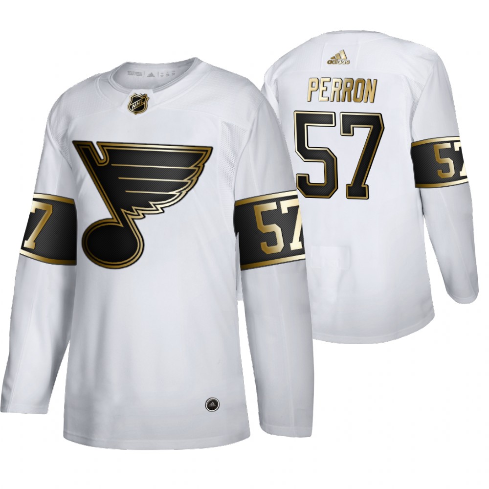 Blues David Perron Men's Authentic NHL Golden Edition Jersey