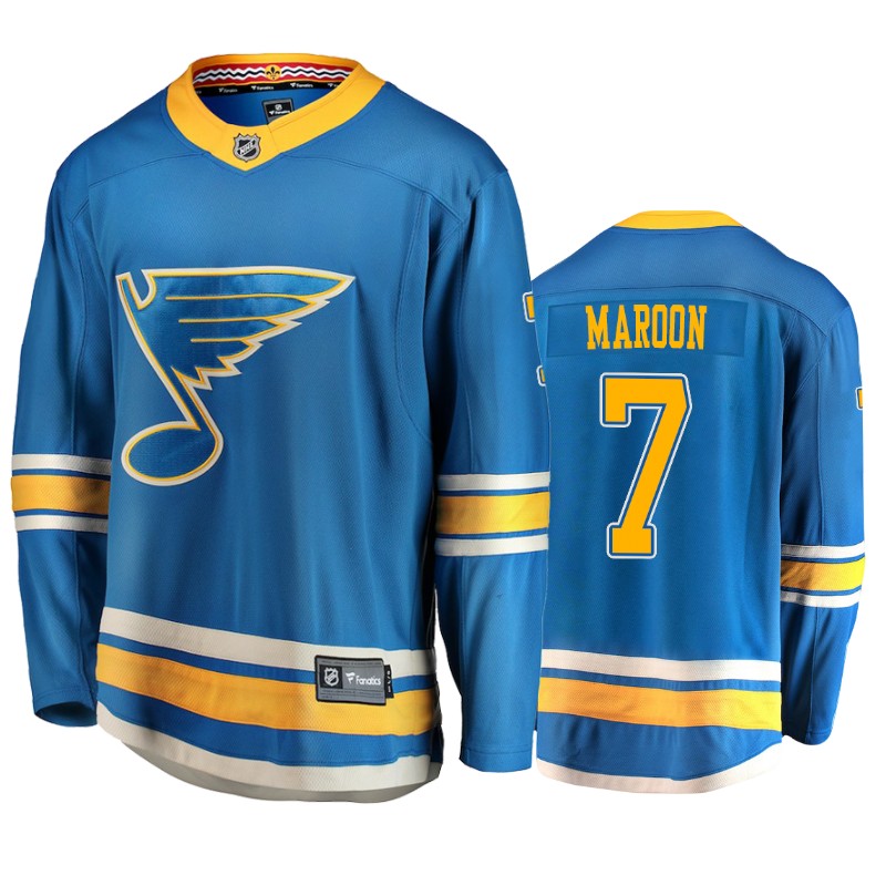 Blues Patrick Maroon Blue Fanatics Alternate Jersey