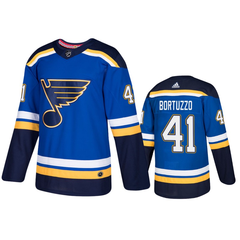 Blues Robert Bortuzzo Blue Home Jersey
