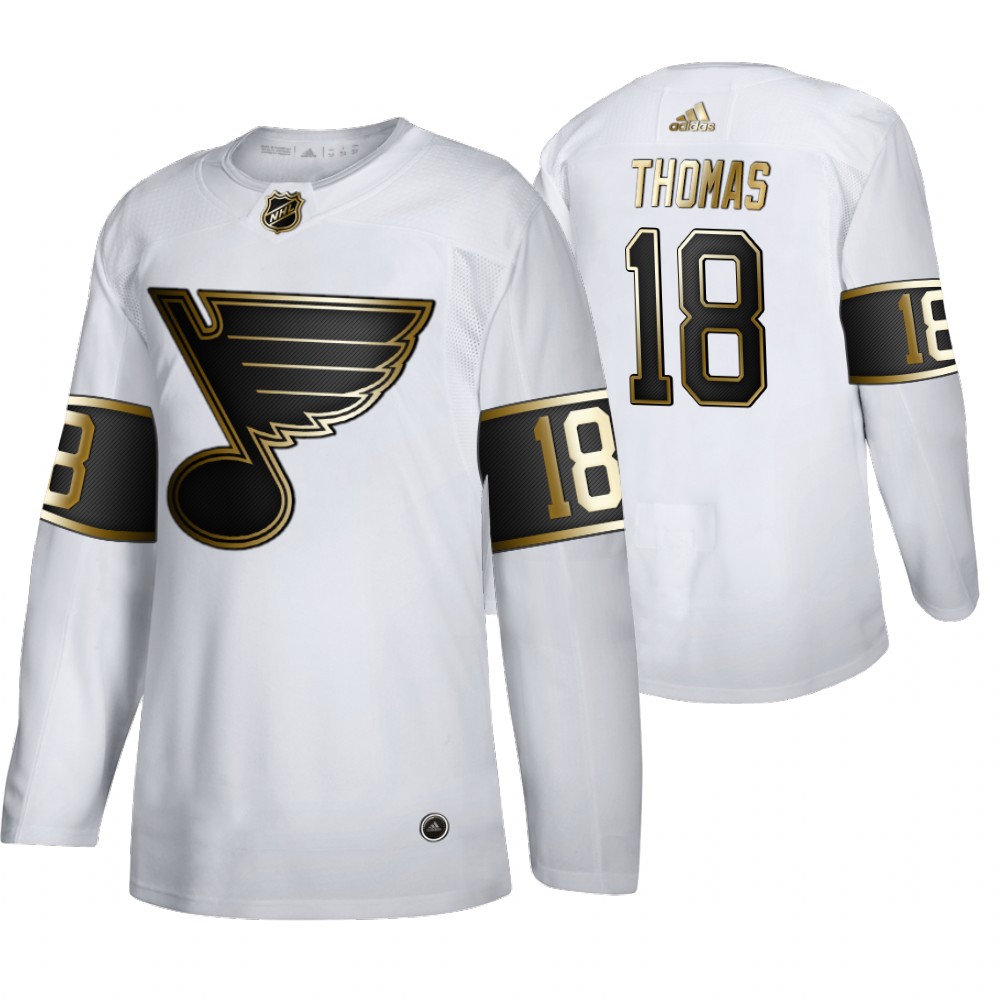 Blues Robert Thomas Men's Authentic NHL Golden Edition Jersey