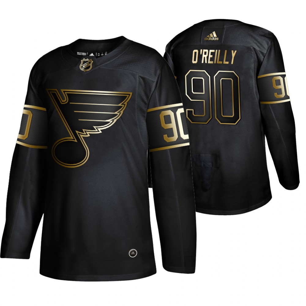 Blues Ryan O'Reilly Black Authentic 2019 NHL Golden Edition Jersey
