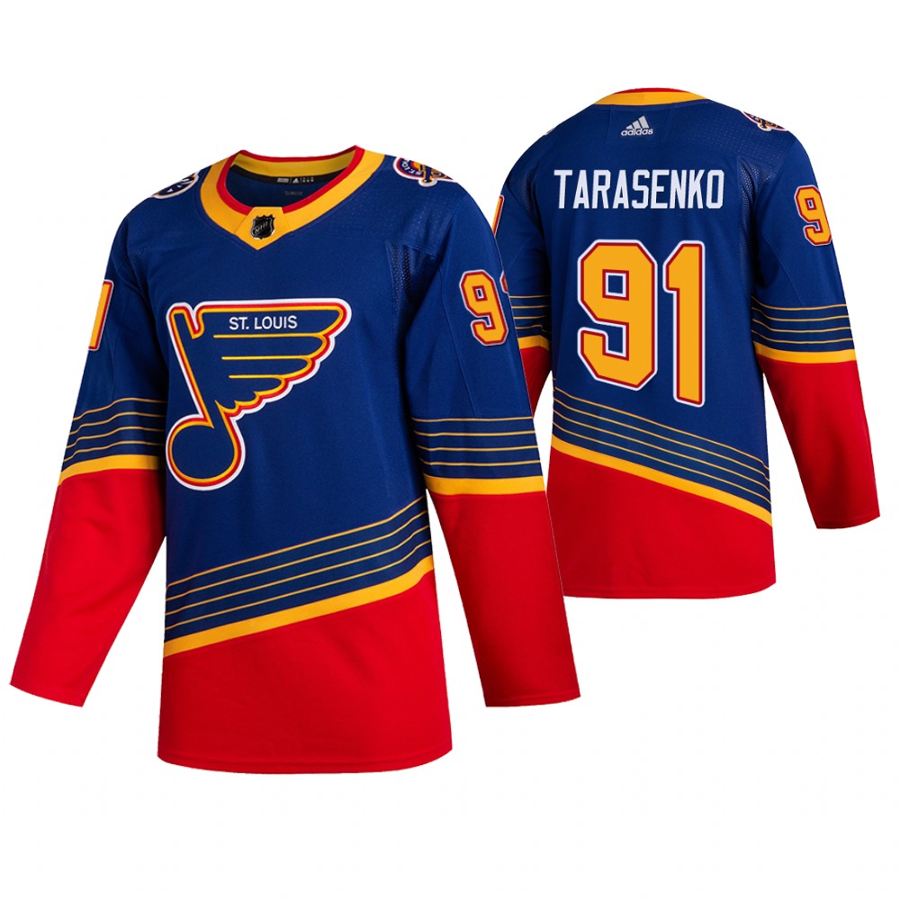 Blues Vladimir Tarasenko Royal 90s Vintage 2019-20 Authentic Jersey