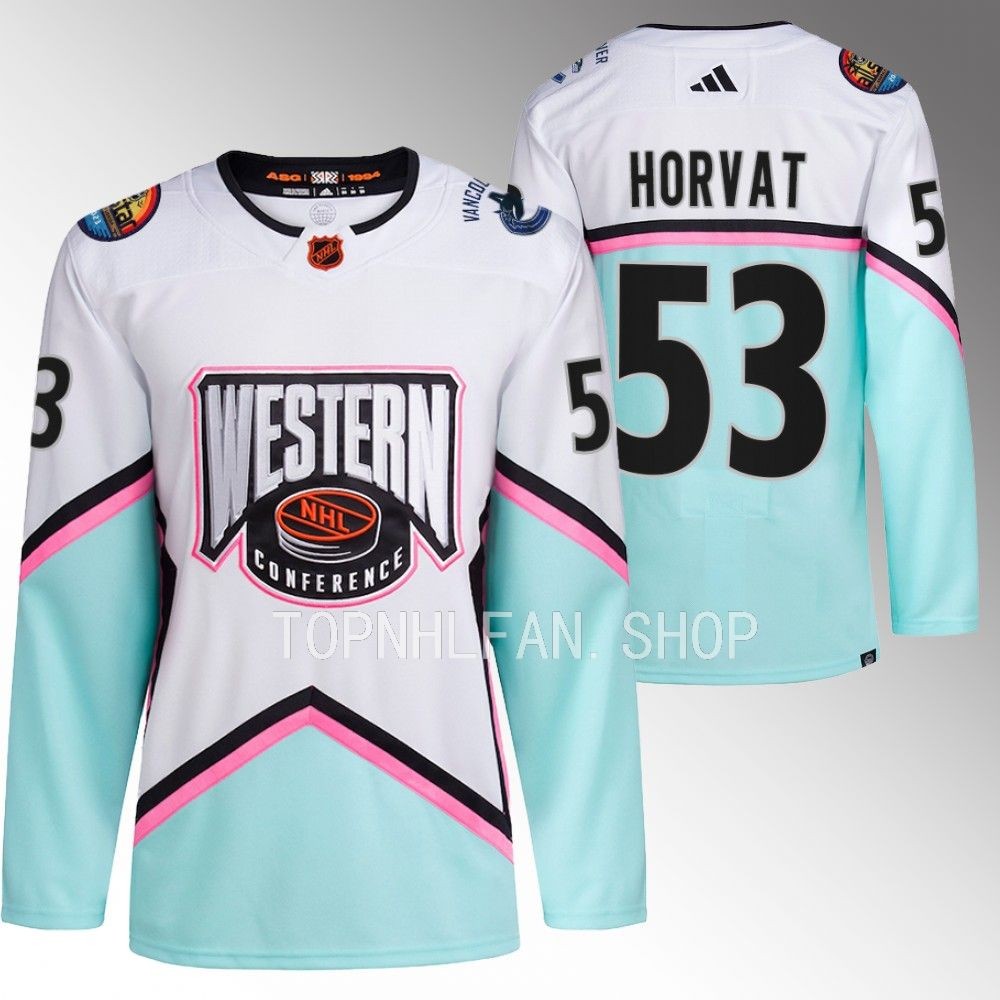 Bo Horvat Vancouver Canucks White 2023 NHL All-Star Western Conference Authentic Jersey