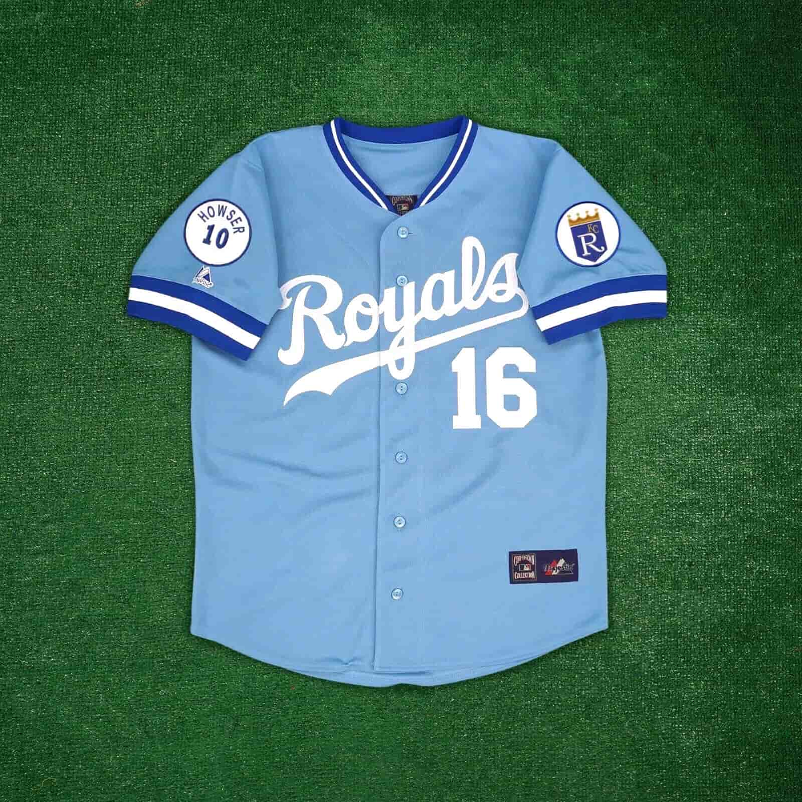Bo Jackson 1987 Kansas City Royals Cooperstown Men's Blue Away Jersey