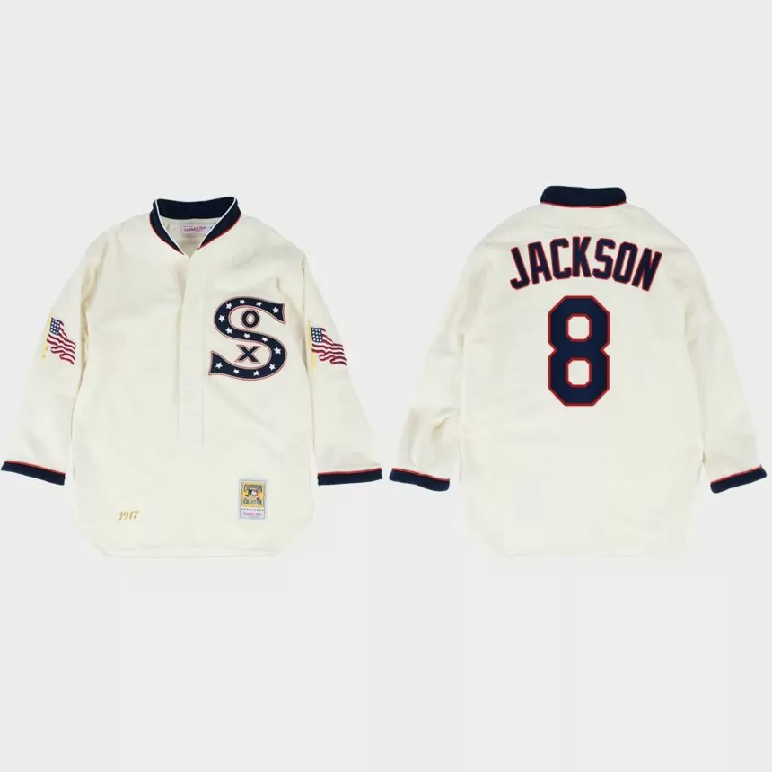 Bo Jackson Chicago White Sox 1917 Authentic Jersey – White