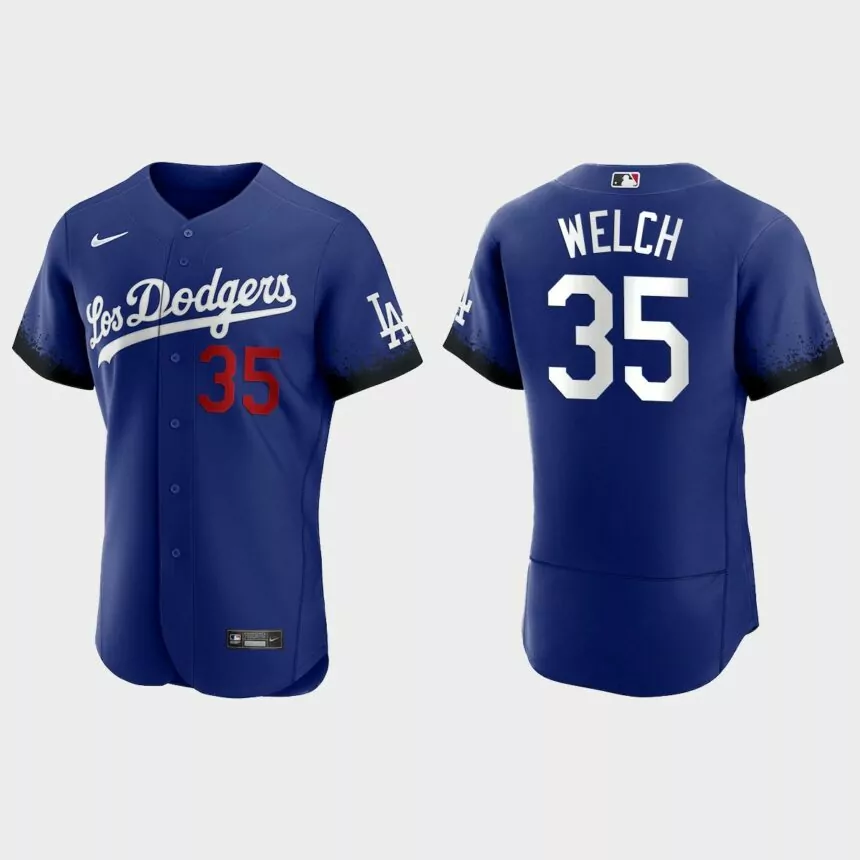 Bob Welch Los Angeles Dodgers 2021 City Connect Authentic Jersey – Royal