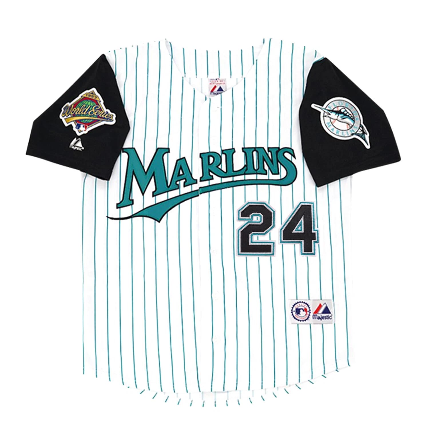 Bobby Bonilla 1997 Florida Marlins   Home Road Alt World Series Jersey