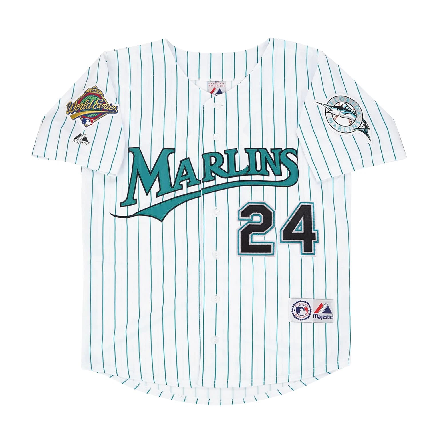 Bobby Bonilla 1997 Florida Marlins Home Road Alt World Series  Jersey