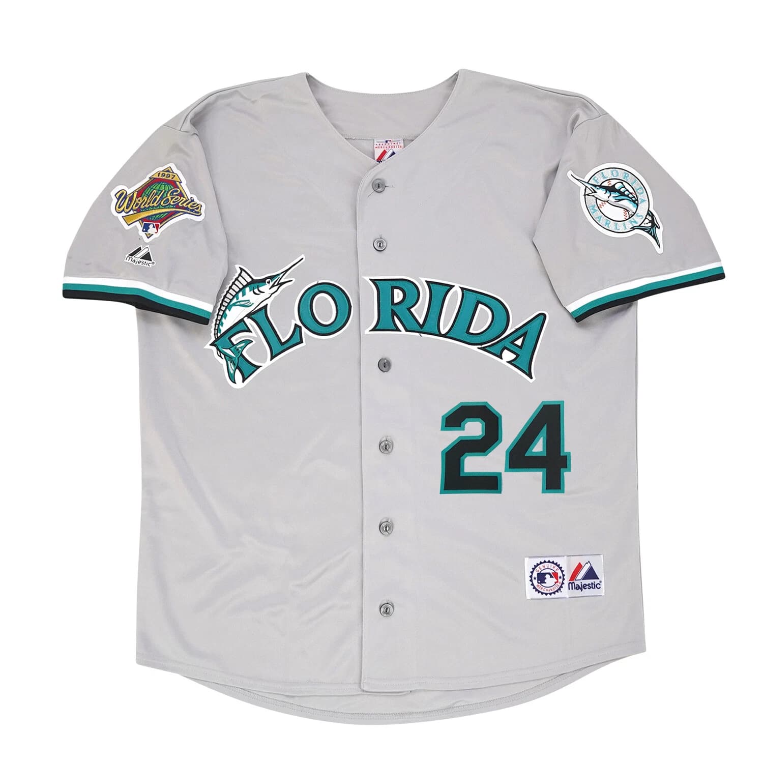 Bobby Bonilla 1997 Florida Marlins Home Road Alt World Series Jersey