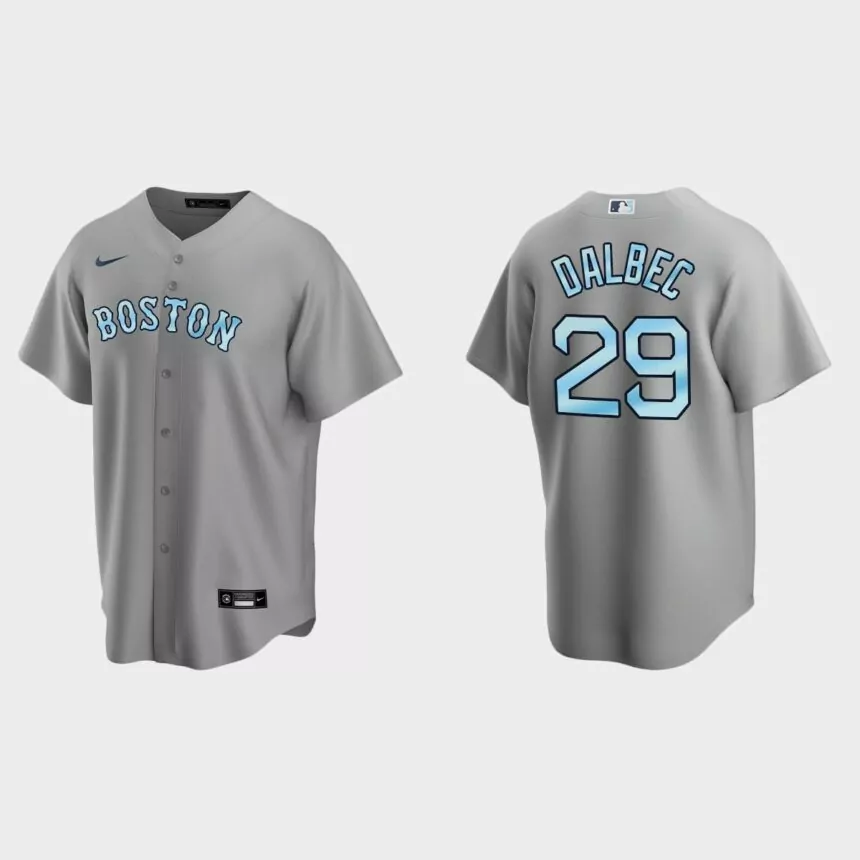 Bobby Dalbec Boston Red Sox 2022 Father’s Day Replica Jersey – Gray
