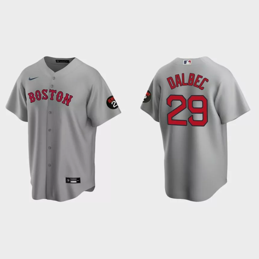 Bobby Dalbec Boston Red Sox 2022 Replica Jersey – Gray