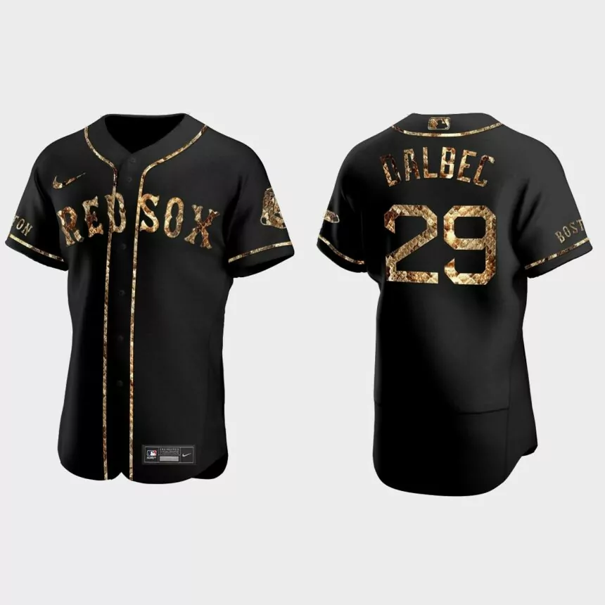 Bobby Dalbec Boston Red Sox Python Skin Authentic Jersey – Black
