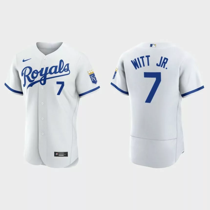 Bobby Witt Jr. Kansas City Royals 2022 Authentic Home Jersey – White