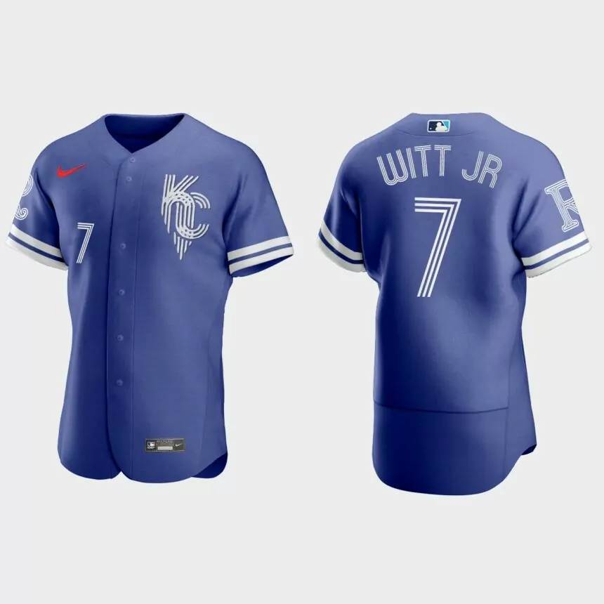 Bobby Witt Jr. Kansas City Royals 2022 City Connect Authentic Jersey – Royal