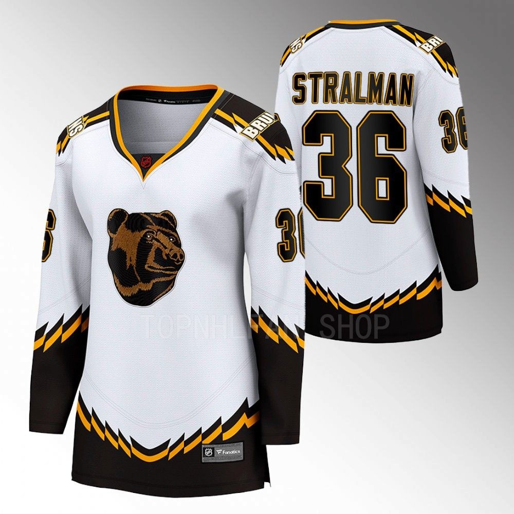 Boston Bruins Anton Stralman Women White 2022 Special Edition 2.0 Jersey Stitched