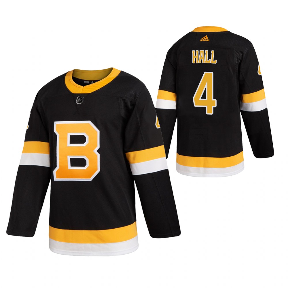 Boston Bruins Taylor Hall Black 2021 Authentic Alternate Jersey Stitched