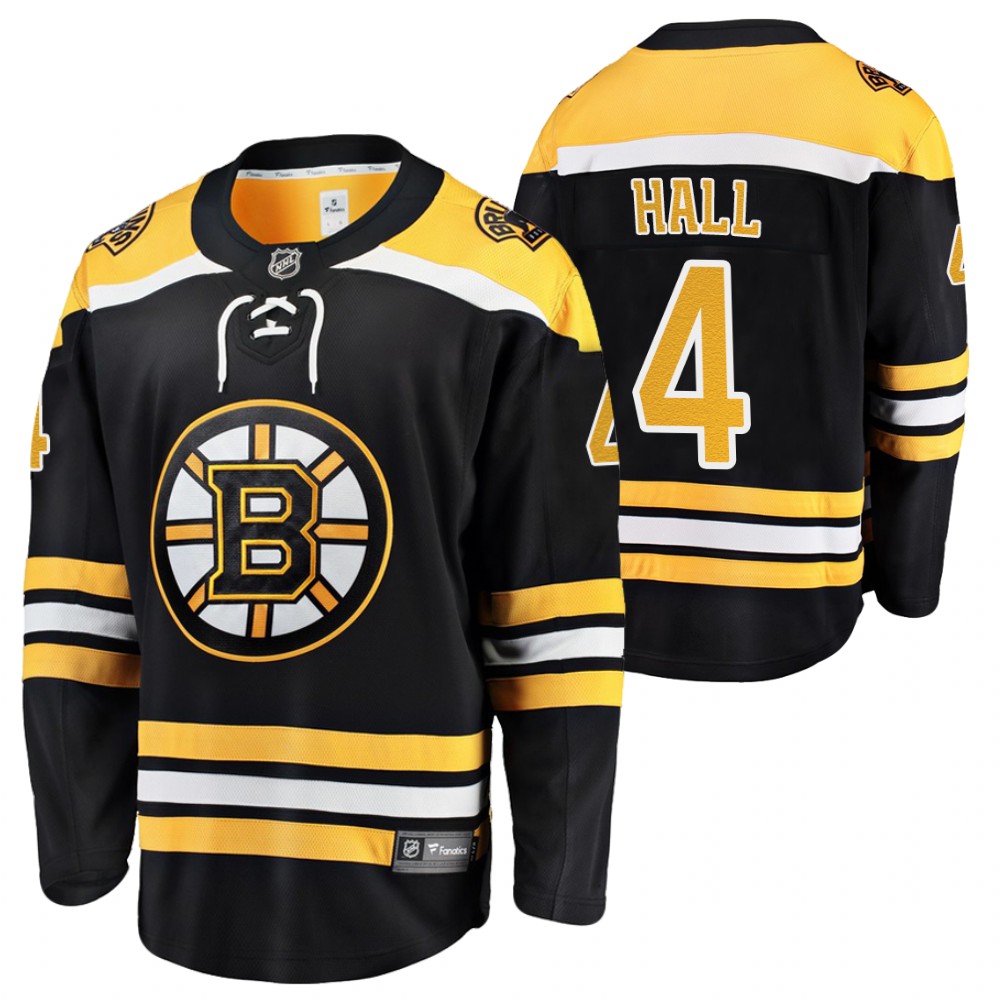 Boston Bruins Taylor Hall Black Home 2021 Trade Jersey Stitched
