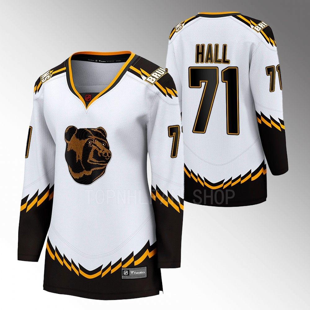 Boston Bruins Taylor Hall Women White 2022 Special Edition 2.0 Jersey Stitched