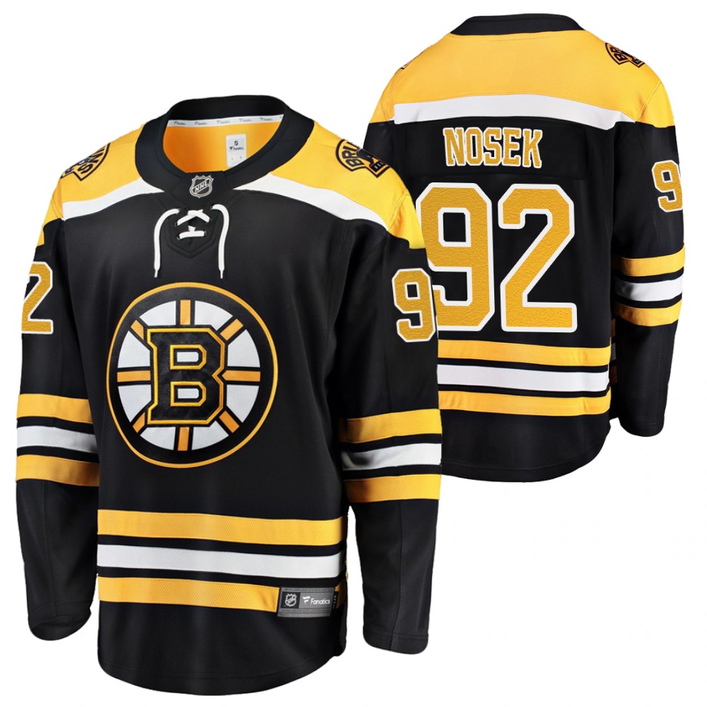 Boston Bruins Tomas Nosek Black Home Player 2021 Jersey