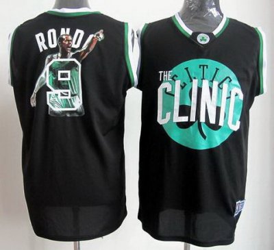 Boston Celtics 9 Rajon Rondo Notorious Fashion NBA Jerseys