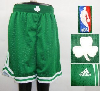 Boston Celtics Green With White Shorts