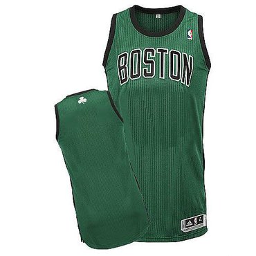 Boston Celtics Revolution 30 Blank Green(Black No.) Stitched NBA Jersey