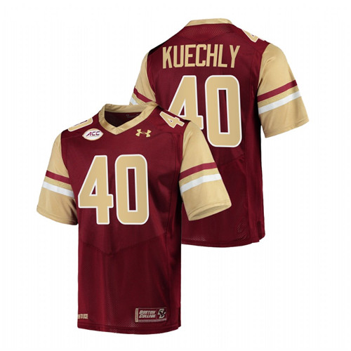 Boston College Eagles Luke Kuechly College Football Maroon Jersey