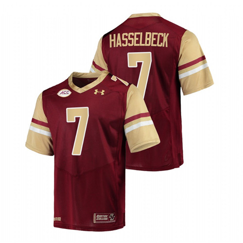 Boston College Eagles Matt Hasselbeck College Football Maroon Jersey