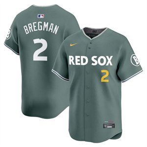 Boston Red Sox 2025 City Connect Vapor Premier Limited Jersey V2 - All Stitched Alex Bregman 2