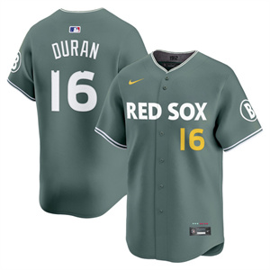 Boston Red Sox 2025 City Connect Vapor Premier Limited Jersey V2 - All Stitched Jarren Duran16
