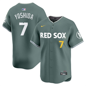 Boston Red Sox 2025 City Connect Vapor Premier Limited Jersey V2 - All Stitched Masataka Yoshida 7