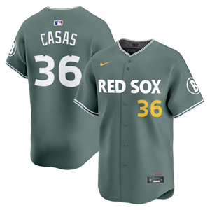 Boston Red Sox 2025 City Connect Vapor Premier Limited Jersey V2 - All Stitched Triston Casas36