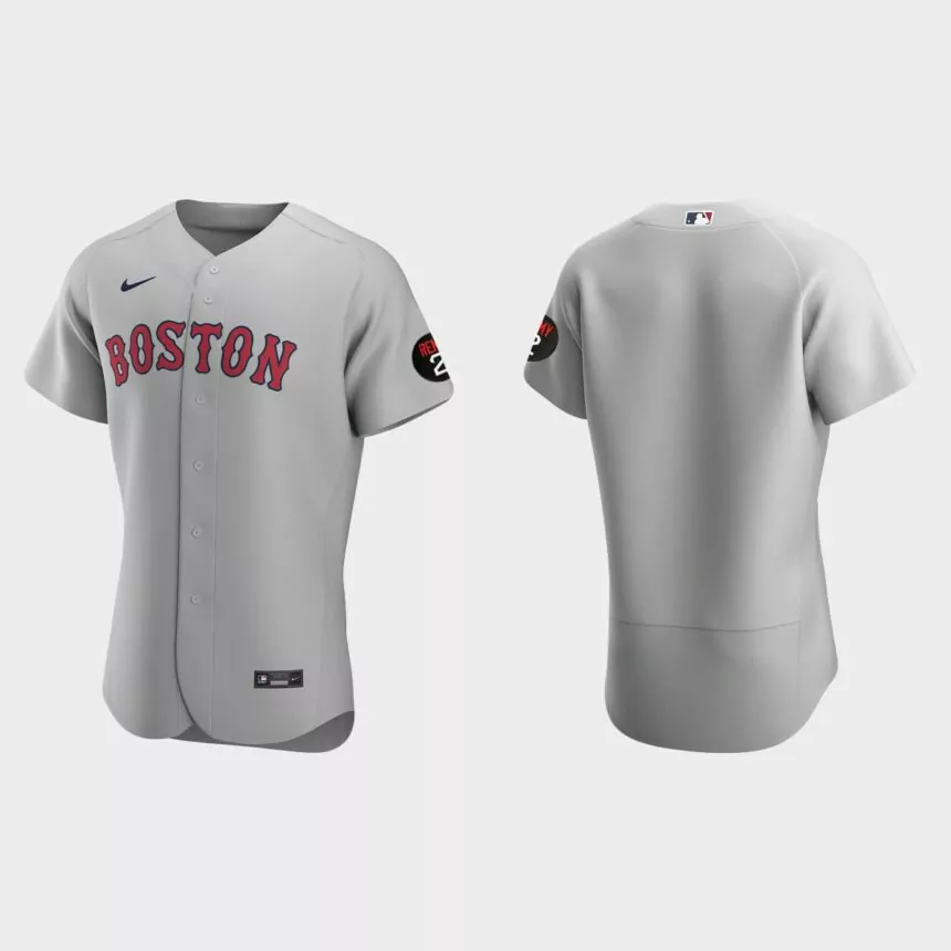 Boston Red Sox Authentic Jerry Remy Jersey – Gray