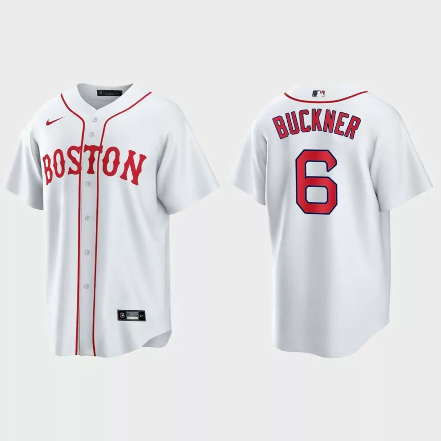 Boston Red Sox Bill Buckner 2021 Patriots’ Day Replica Jersey – White