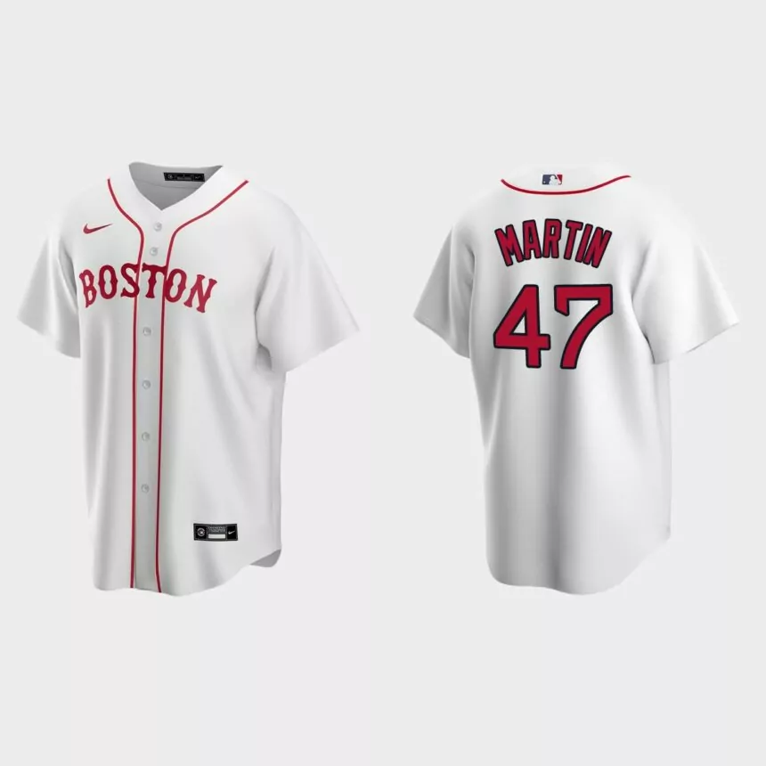 Boston Red Sox Chris Martin Replica Alternate Jersey – White