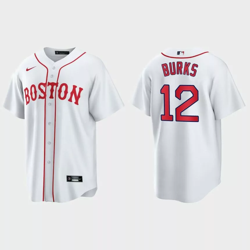 Boston Red Sox Ellis Burks 2021 Patriots’ Day Replica Jersey – White