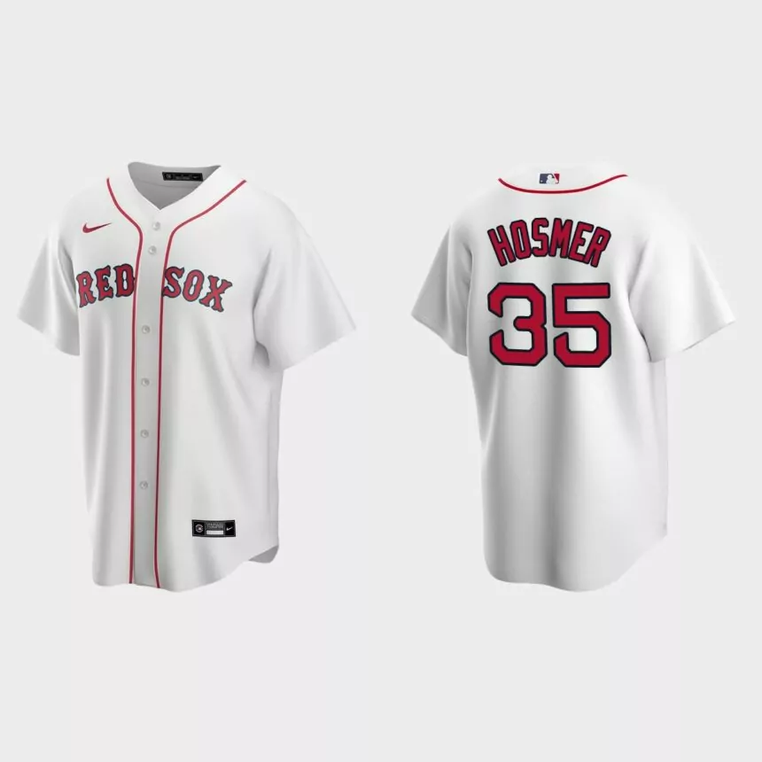 Boston Red Sox Eric Hosmer Replica Home Jersey – White