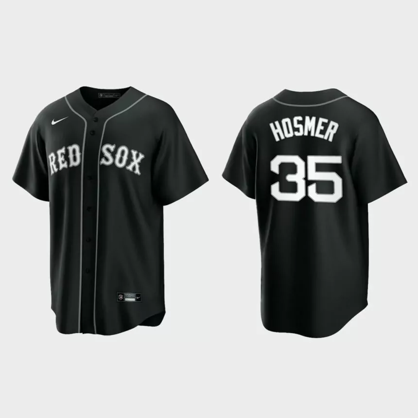 Boston Red Sox Eric Hosmer Replica Official Jersey – Black White
