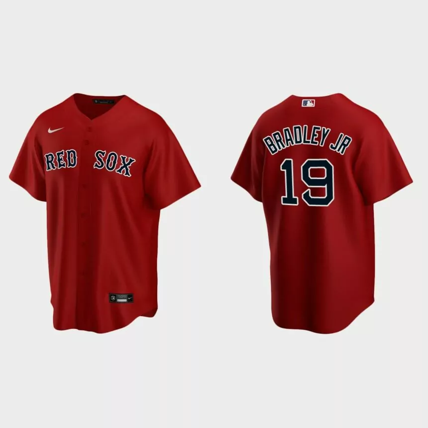 Boston Red Sox Jackie Bradley Jr. Replica Alternate Jersey – Red