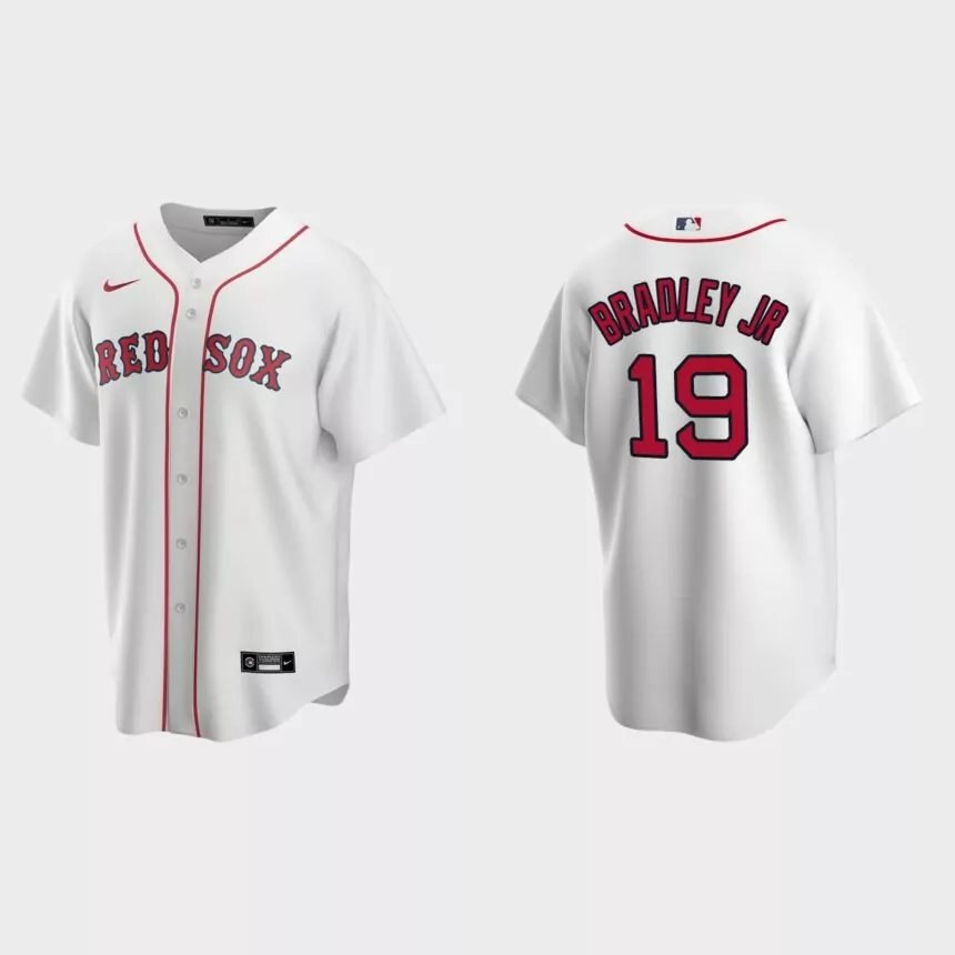 Boston Red Sox Jackie Bradley Jr. Replica Home Jersey – White