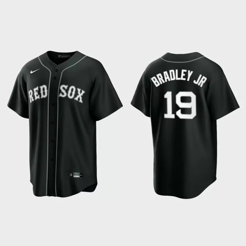 Boston Red Sox Jackie Bradley Jr. Replica Official Jersey – Black White