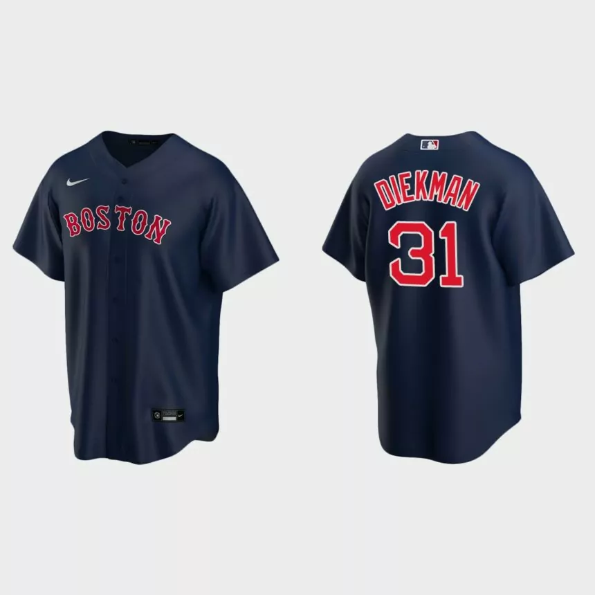 Boston Red Sox Jake Diekman Replica Alternate Jersey – Navy