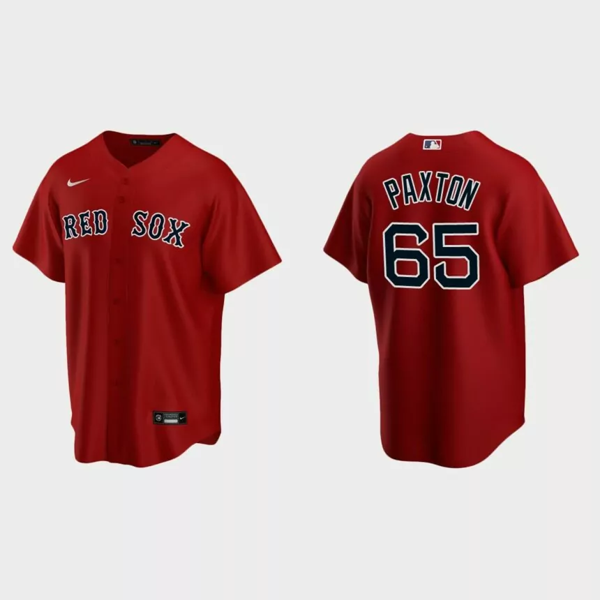 Boston Red Sox James Paxton Replica Alternate Jersey – Red