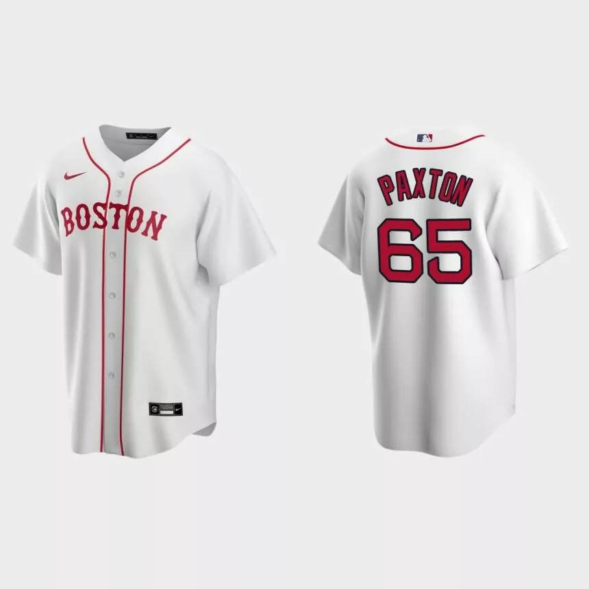 Boston Red Sox James Paxton Replica Alternate Jersey – White